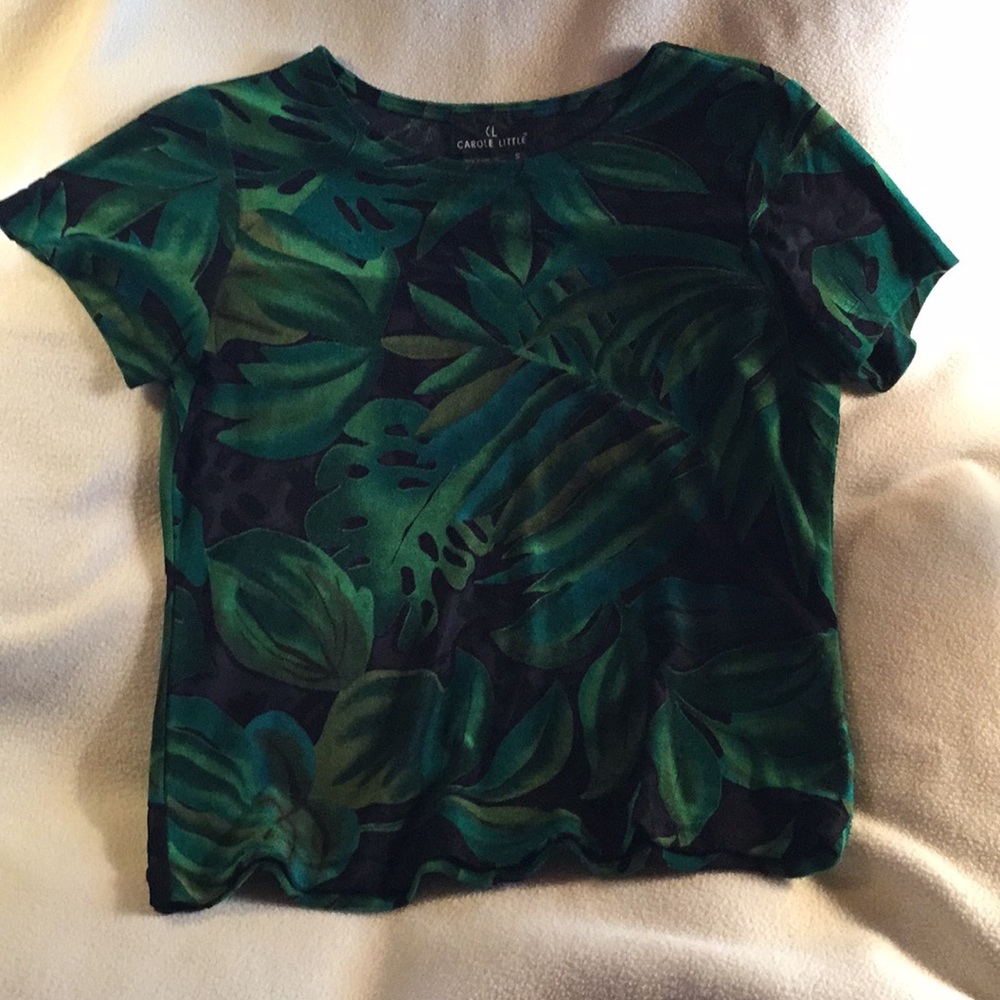 Carol Little Botanical dressy tee - Picture 6 of 8